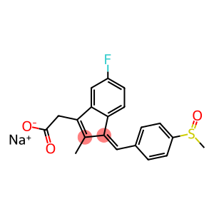 sodium (Z)-5-fluoro-2-methyl-1-[[4-(methylsulphinyl)phenyl]methylene]-1H-indene-3-acetate