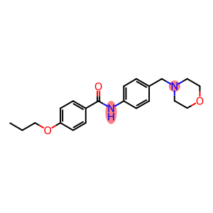 N-[4-(4-morpholinylmethyl)phenyl]-4-propoxybenzamide