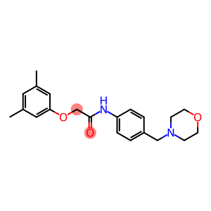 2-(3,5-dimethylphenoxy)-N-[4-(4-morpholinylmethyl)phenyl]acetamide