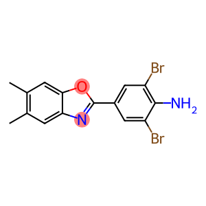 BENZENAMINE, 2,6-DIBROMO-4-(5,6-DIMETHYL-2-BENZOXAZOLYL)-