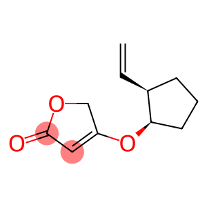 2(5H)-Furanone,4-[[(1R,2R)-2-ethenylcyclopentyl]oxy]-,rel-(9CI)