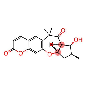 (7aS)-8,9,10,10aβ-Tetrahydro-8β-hydroxy-6,6,9β-trimethyl-2H,6H-cyclopenta[b]pyrano[3,2-h][1]benzoxepine-2,7(7aαH)-dione