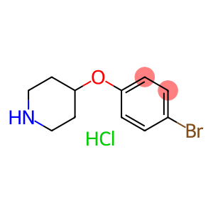 Piperidine,4-(4-bromophenoxy)-, hydrochloride (1:1)