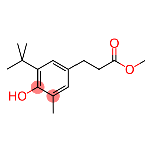 Methyl 3-(1,1-dimethylethyl)-4-hydroxy-5-methylbenzenepropanoate