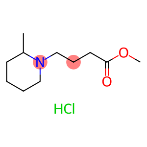 1-Piperidinebutanoicacid, 2-methyl-, methyl ester, hydrochloride (1:1)