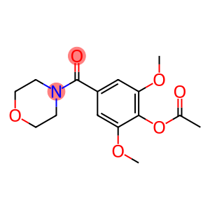 4-(4-Acetoxy-3,5-dimethoxybenzoyl)morpholine
