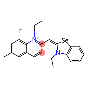 1-ethyl-2-[(3-ethyl-3H-benzoselenazol-2-ylidene)methyl]-6-methylquinolinium iodide