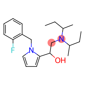 1H-Pyrrole-2-methanol, α-[[bis(1-methylpropyl)amino]methyl]-1-[(2-fluorophenyl)methyl]-