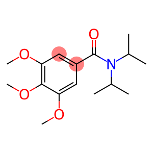 Benzamide, 3,4,5-trimethoxy-N,N-bis(1-methylethyl)-