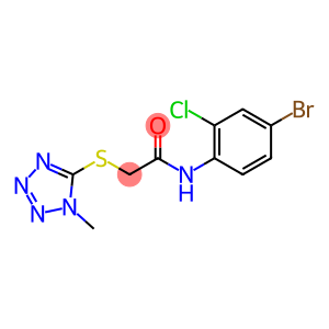 Acetamide, N-(4-bromo-2-chlorophenyl)-2-[(1-methyl-1H-tetrazol-5-yl)thio]-