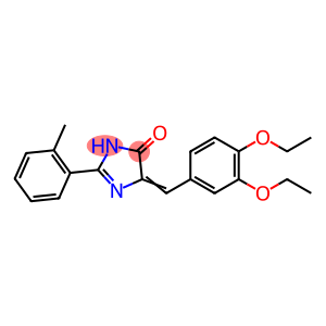 4H-Imidazol-4-one,  5-[(3,4-diethoxyphenyl)methylene]-1,5-dihydro-2-(2-methylphenyl)-  (9CI)