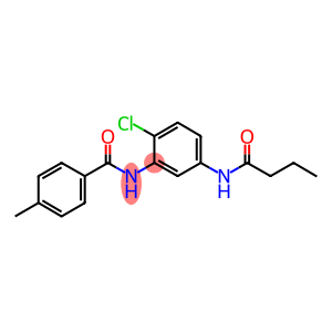 N-[5-(butyrylamino)-2-chlorophenyl]-4-methylbenzamide