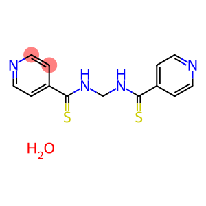 4-Pyridinecarbothioamide, N,N'-methylenebis-, monohydrate (9CI)