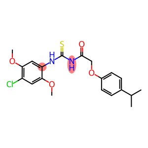 N-(4-chloro-2,5-dimethoxyphenyl)-N'-[(4-isopropylphenoxy)acetyl]thiourea