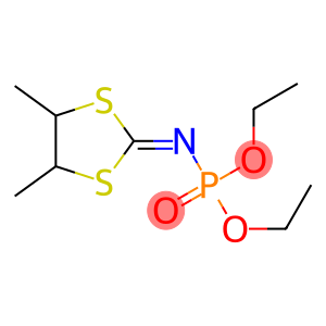 N-(4,5-Dimethyl-1,3-dithiolan-2-ylidene)phosporamidic acid O,O-diethyl ester