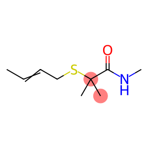 2-[(2-Butenyl)thio]-N,2-dimethylpropionamide