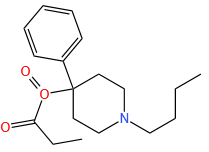 1-Butyl-4-phenylpiperidin-4-ol 1-oxidepropionate