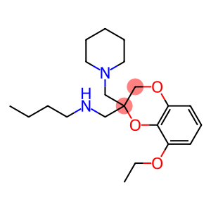 N-Butyl-8-ethoxy-2-(1-piperidinylmethyl)-1,4-benzodioxane-2-methanamine