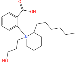 3-(2-Hexylpiperidino)propyl=benzoate