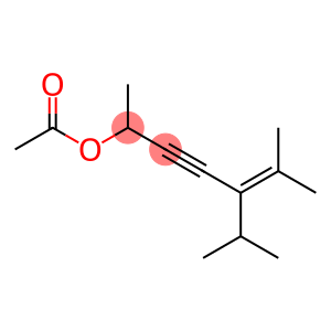 5-Hepten-3-yn-2-ol, 6-methyl-5-(1-methylethyl)-, 2-acetate