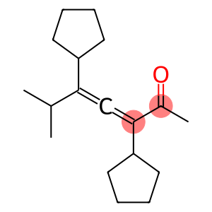 3,5-Dicyclopentyl-6-methyl-3,4-heptadien-2-one