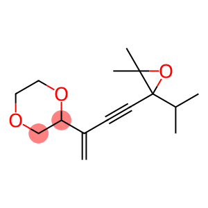 2-[3-(3,3-Dimethyl-2-isopropyloxiranyl)-1-methylene-2-propynyl]-1,4-dioxane