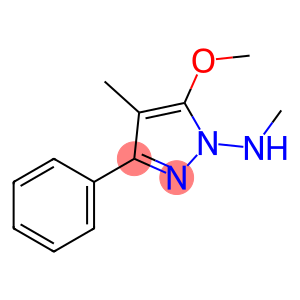 1H-Pyrazol-1-amine, 5-methoxy-N,4-dimethyl-3-phenyl-