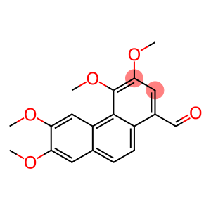 1-Phenanthrenecarboxaldehyde, 3,4,6,7-tetramethoxy-