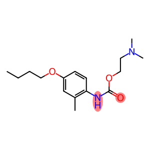 Carbamic acid,(4-butoxy-2-methylphenyl)-, 2-(dimethylamino)ethyl ester (9CI)