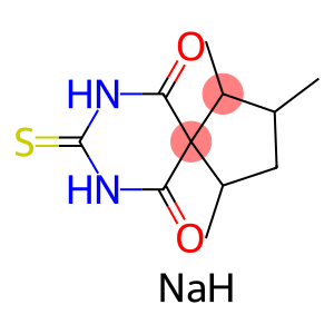 7,9-Diazaspiro[4.5]decane-6,10-dione, 1,2,4-trimethyl-8-thioxo-, sodium salt (1:1)