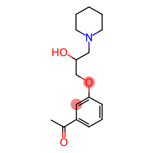 3'-(2-Hydroxy-3-piperidinopropoxy)acetophenone