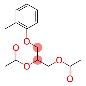 1,2-Propanediol, 3-(2-methylphenoxy)-, 1,2-diacetate