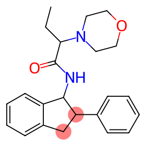 N-(2-Morpholinobutyryl)-2-phenyl-1-indanamine