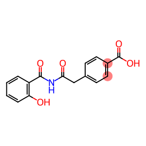 4-[2-[(2-Hydroxybenzoyl)amino]-2-oxoethyl]benzoic acid