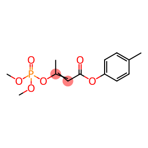 3-[(Dimethoxyphosphinyl)oxy]-2-butenoic acid 4-methylphenyl ester