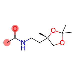 N-[2-[(S)-2,2,4-Trimethyl-1,3-dioxolan-4-yl]ethyl]acetamide