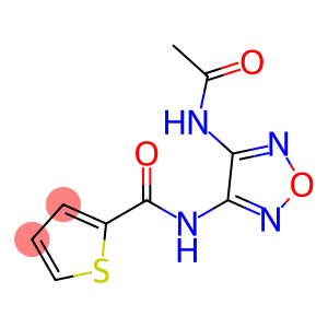 2-Thiophenecarboxamide,N-[4-(acetylamino)-1,2,5-oxadiazol-3-yl]-(9CI)