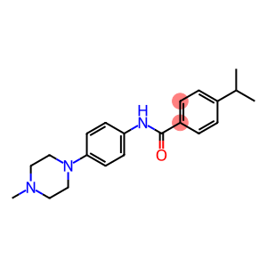 4-isopropyl-N-[4-(4-methyl-1-piperazinyl)phenyl]benzamide