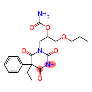 1-[2-(Aminocarbonyloxy)-3-propoxypropyl]-5-ethyl-5-phenyl-2,4,6(1H,3H,5H)-pyrimidinetrione