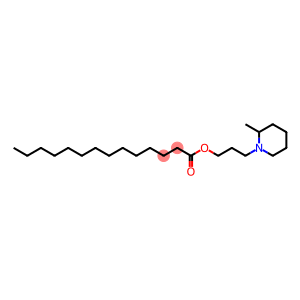 Tetradecanoic acid, 3-(2-methyl-1-piperidinyl)propyl ester
