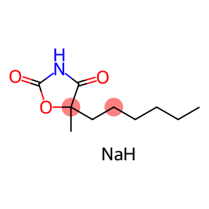 2,4-Oxazolidinedione, 5-hexyl-5-methyl-, sodium salt (1:1)