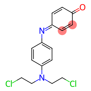 2,5-Cyclohexadien-1-one, 4-[[4-[bis(2-chloroethyl)amino]phenyl]imino]-