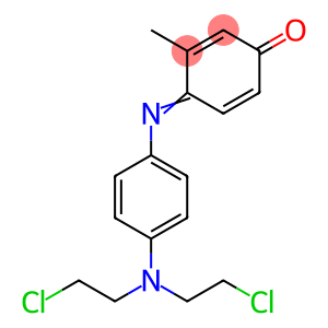 4-[[4-[Bis(2-chloroethyl)amino]phenyl]imino]-3-methyl-2,5-cyclohexadien-1-one