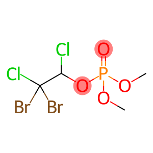 Phosphoric acid dimethyl 1,2-dichloro-2,2-dibromoethyl ester