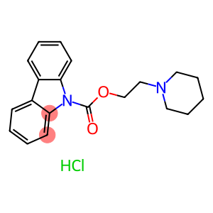 9H-咔唑-9-羧酸 2-(1-哌啶基)乙基酯单盐酸盐