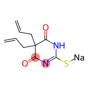 5,5-Diallyl-2-sodiothio-4,6(1H,5H)-pyrimidinedione