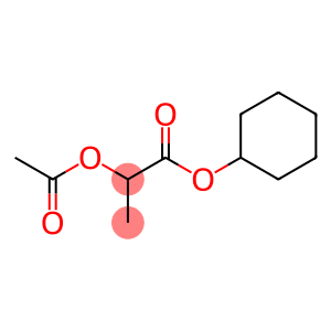 2-Acetoxypropionic acid cyclohexyl ester