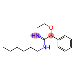 Benzeneethanimidamide, α-ethoxy-N-hexyl-