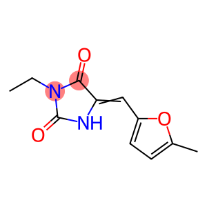 2,4-Imidazolidinedione,3-ethyl-5-[(5-methyl-2-furanyl)methylene]-(9CI)