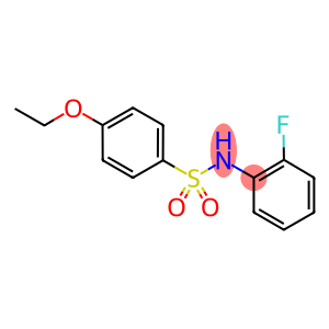 4-ethoxy-N-(2-fluorophenyl)benzenesulfonamide